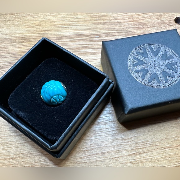 Thomas Sabo Textile turquoise Karma bead AUTHENTIC (New) - Picture 4 of 8